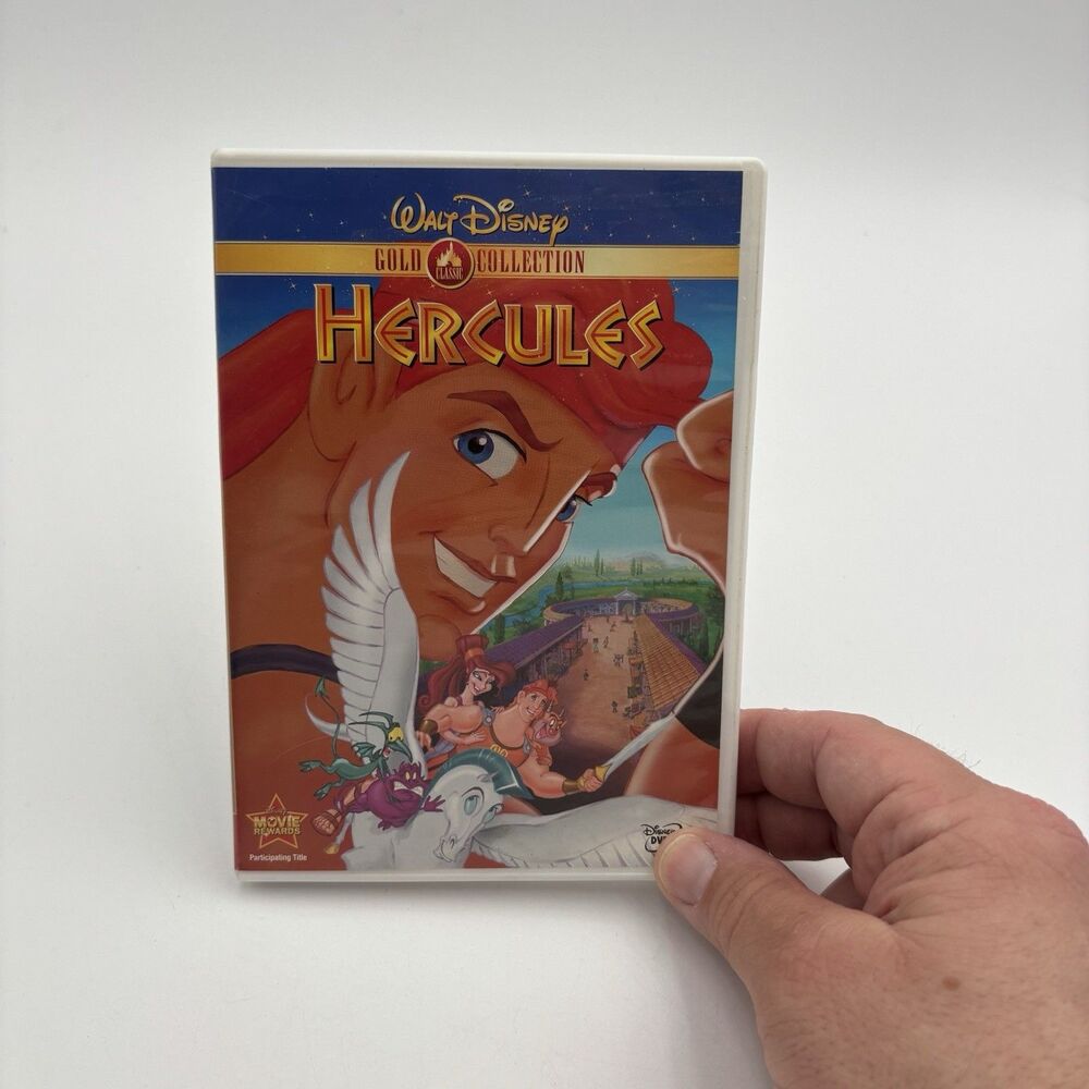 Walt Disney Hercules DVD 2000 Gold Classic Collection Animated Movie Family G